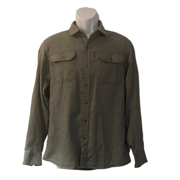 Kuhl Mountain Grown Green Long Sleeve Button Up Shirt Men's Size Medium - Picture 1 of 6